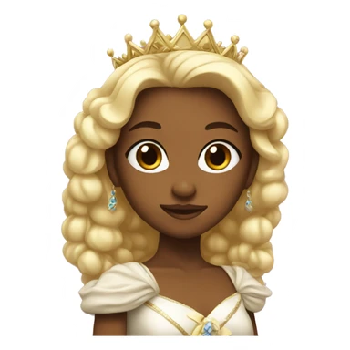 Princesa with a bow  sticker