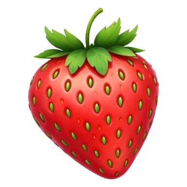 Una fresa pero en boseto sticker