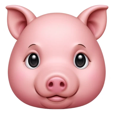 shush pig sticker