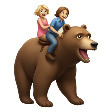 Putine riding a bear sticker