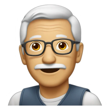 abuelo con an sticker