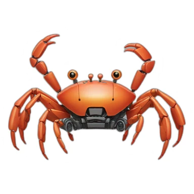 Robot crabe sticker