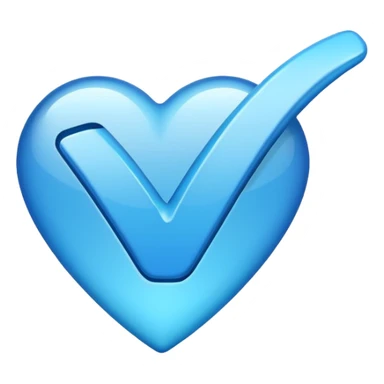 Verificado azul volteado sticker
