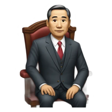 chairman hu sticker