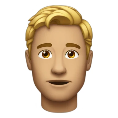 Strong jawline sticker