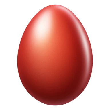 Red egg sticker