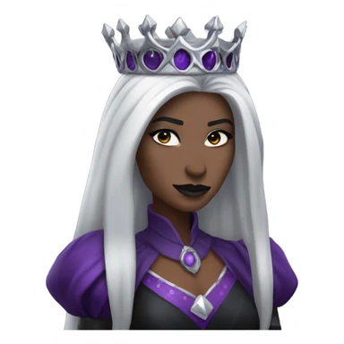 raven queen from ever after high sticker