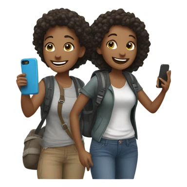 Bestfriends traveling sticker