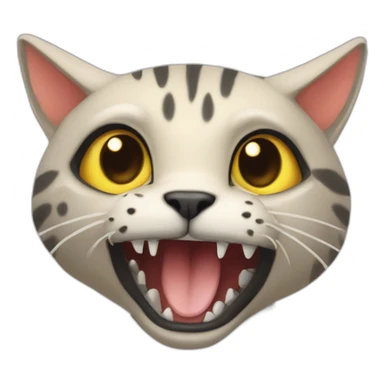 dinozorun ustunde kedi sticker