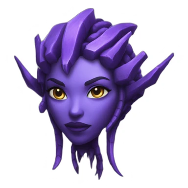StarCraft Queen of blades zerg sticker