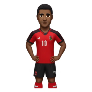 romario with flamengo jersey sticker