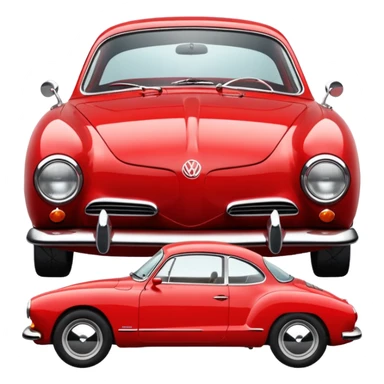 vw karmann ghia sticker