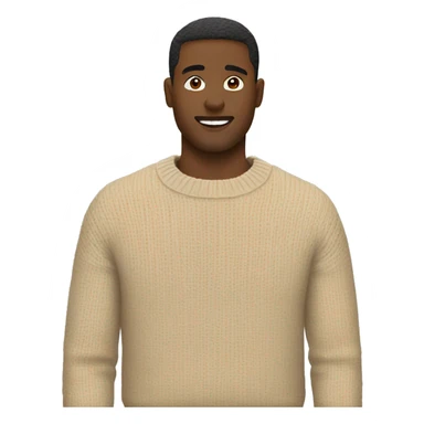Beige sweater sticker