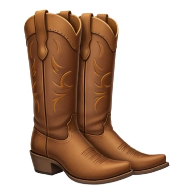 Cowboy boots sticker