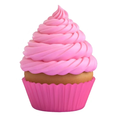 cupcake with pink icing sticker