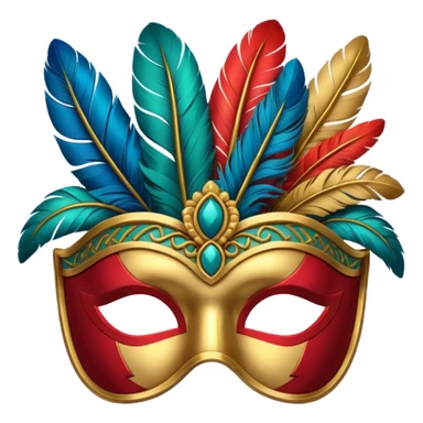 ancient Roman party masks sticker