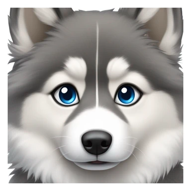 Pomsky sticker