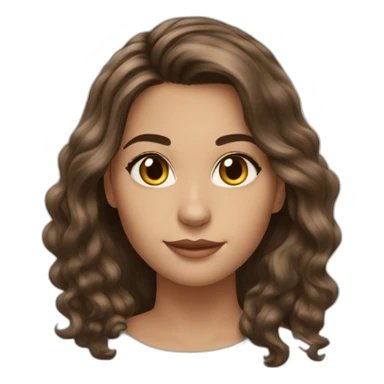 my-beautiful-brunette,-hazel-eyes,-with-beautiful-hair sticker