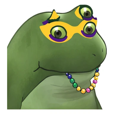 Mardi Gras sticker