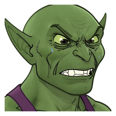 Goblin crying sticker