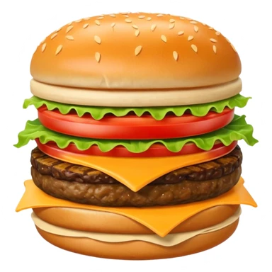 hamburguesa con cheddar sticker