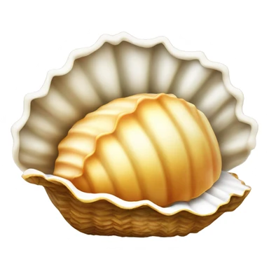 Une coquille saint jacques sticker
