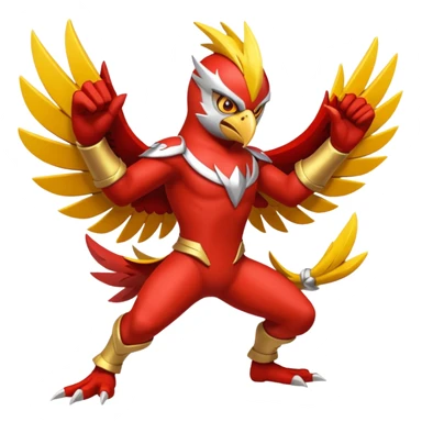 Blaziken-Hawlucha-fusion sticker