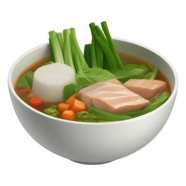 sinigang in a bowl sticker