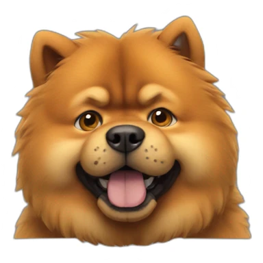 Chucky as chow chow sticker