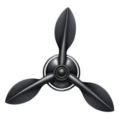 Black Propeller sticker