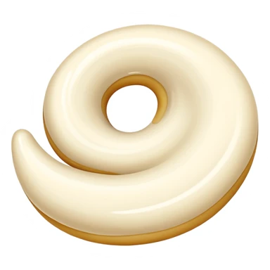 just Cream without a plate or a cake sticker