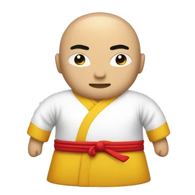 kungfu clothes sticker