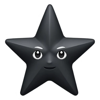 Black star  надпись sticker