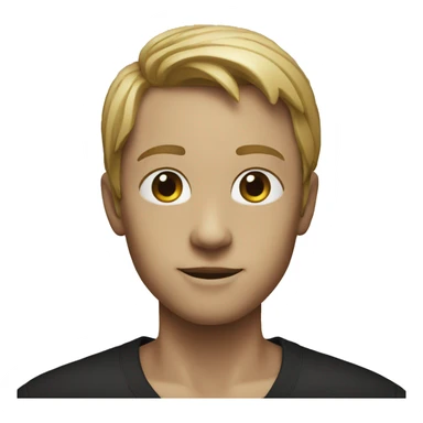 All Black square with 1 white stripe sticker