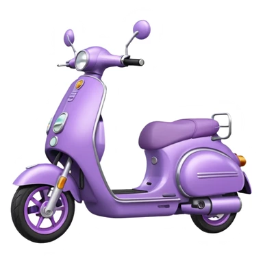 lilac scooter sticker