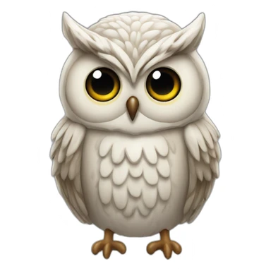 Hibou glacé  sticker