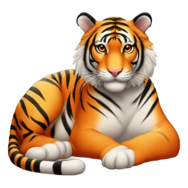 Tiger in sunlight sticker