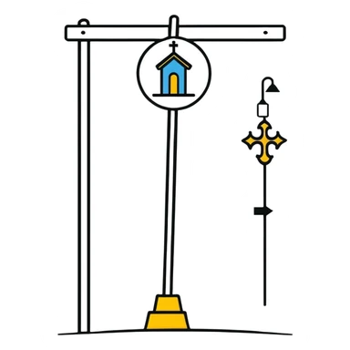 Camino de Santiago wayfinding sign sticker