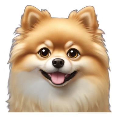 Pomerania crema sticker