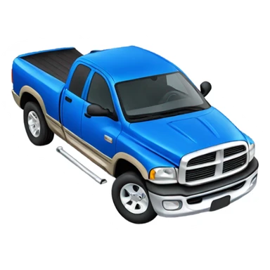 2001 blue dodge ram sticker