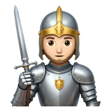 Caballero de armadura sticker