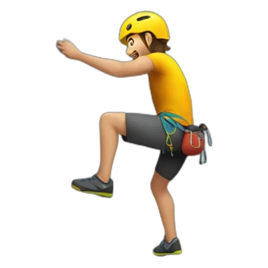 climbing-bouldering sticker