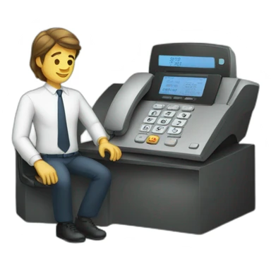 Finance hotline sticker