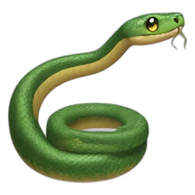 snake with long nails sticker