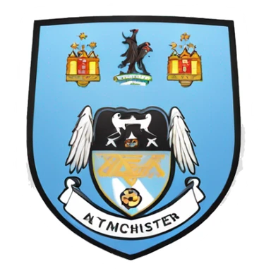 manchester city logo sticker