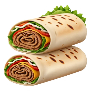 doner kebab wrap sticker