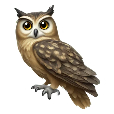 Owl in a tree  sticker