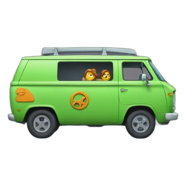 mystery machine sticker
