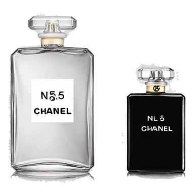 Chanel n5 l’eau bottle  sticker