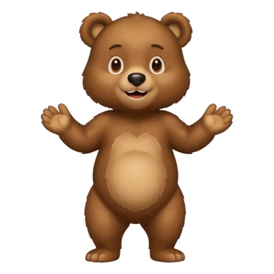 animate bear sticker